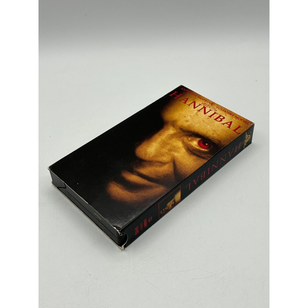 Hannibal VHS 2001 Movie Anthony Hopkins Ridley Scott Blockbuster Video Tape